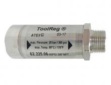 Topring 62.225.06 - Régulateur de pression préréglée en aluminium 90 PSI 3/8 (F) à 3/8 (M) NPT