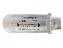 Topring 62.229.06 - Régulateur de pression préréglée en aluminium 90 PSI 1/2 (F) à 1/2 (M) NPT