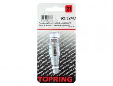 Topring 62.324C - Racc. à angle 45° 3/8IND x 3/8(M)NPT