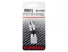 Topring 62.415C - Adaptateur pivotant 3/8 (F) à 3/8 (M) NPT