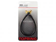 Topring 62.542C - Tuyau amortisseur en caoutchouc 3/8 D.I. de 1.5 pied