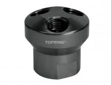 Topring 62.805 - Distributeur en aluminium 3/8 (F) NPT avec 3 sorties 1/4 (F) NPT