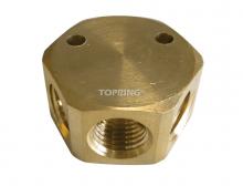 Topring 62.81 - Distributeur 1/4(F)NPT x (3) 1/4(F)NPT