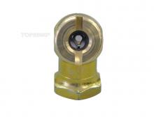 Topring 63.23 - Buse gonflage simple hex. 1/4(F)NPT ouverte