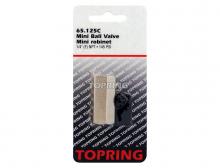 Topring 65.125C - Valve miniature en laiton 1/4 (F) NPT