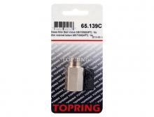 Topring 65.139C - Valve miniature en laiton 3/8 (M) NPT ?  3/8 (F) NP