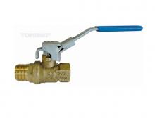 Topring 65.686 - Valve quart de tour cadenassable en laiton 3/4 (M) NPT ?  3/4 (F) NP