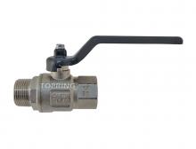 Topring 65.906 - Valve quart de tour en laiton 1/2 (M) BSPT ?  1/2 (F) BSP