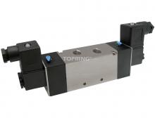 Topring 80.766.03 - Valve solénoïde double 24 VDC 5/2 voies 1/4 (F) NPT