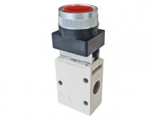 Topring 80.903 - Valve manuelle à bouton 3/2 voies 1/4 (F) NPT