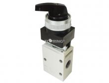 Topring 80.904 - Valve manuelle à sélecteur rotatif 3/2 voies 1/4 (F) NPT