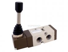 Topring 80.945 - Valve manuelle ?  manette ?  ressort 5/2 voies 3/8 (F) N