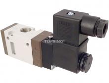 Topring 80.950.05 - Valve solénoïde simple 12 VDC 3/2 voies 1/8 (F) NPT