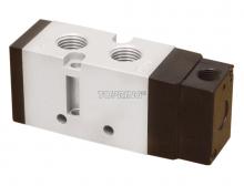 Topring 80.989 - Valve pilotée simple commande 5/2 voies 1/2 (F) NPT
