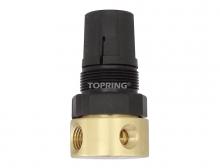 Topring 85.404 - Soupape en laiton à échappement ajustable 0 à 25 PSI