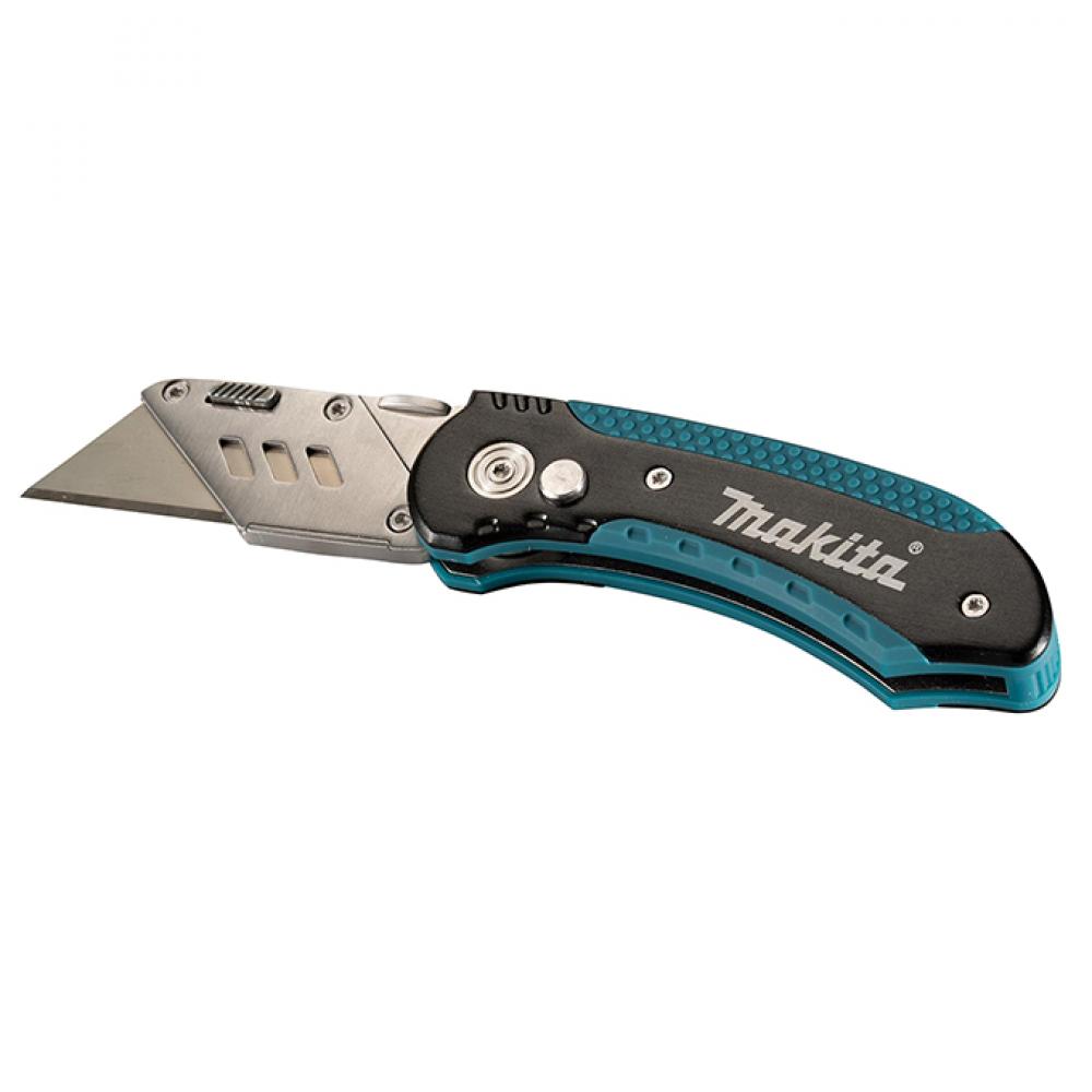 Couteau universel pliant de chantier a changement rapide avec 10 lames de rechange