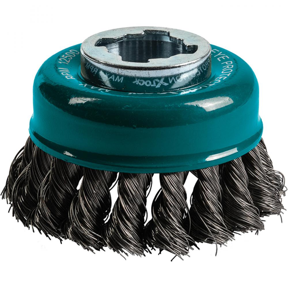 Brosses metalliques pour rectifieuses coudees X-Lock