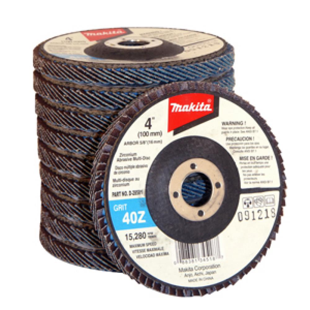 Disque à lamelles 5&#34; x 7/8&#34; -  Type 27 - Grain Z40