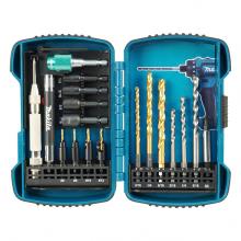 Makita T-03084 - Jeu de 20 embouts pour tournevis et perceuses