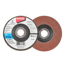 Makita D-55930 - Disque à lamelles 5" x 7/8" -  Type 27 - Grain A120