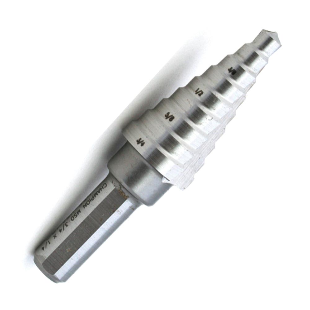 Step Drill 9/16-1&#34; x 16ths (9 Steps) (Unibit #20)