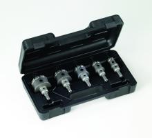 Champion Cutting Tools CT7P-SET-6 - CT7 Carbide Tipped Hole Cutter 5 Piece Electrician's Set (1" Depth of Cut)