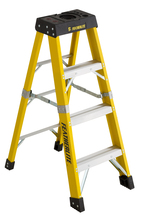 Louisville Ladder Corp 6404 - 4' Fiberglass Stepladder Type IA 300 Load Capacity (lbs)