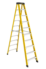 Louisville Ladder Corp 6410 - 10' Fiberglass Stepladder Type IA 300 Load Capacity (lbs)