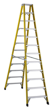 Louisville Ladder Corp 6612 - 12' Fiberglass Twin Stepladder Type IA 300 Load Capacity (lbs)