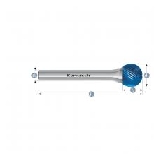 Karnasch 115033.055 - Tungsten carbide burr - BLUE-TEC