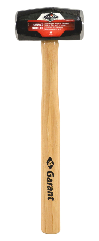 Hammer, Mason club, 4 lbs, 16&#34; hickory hdle