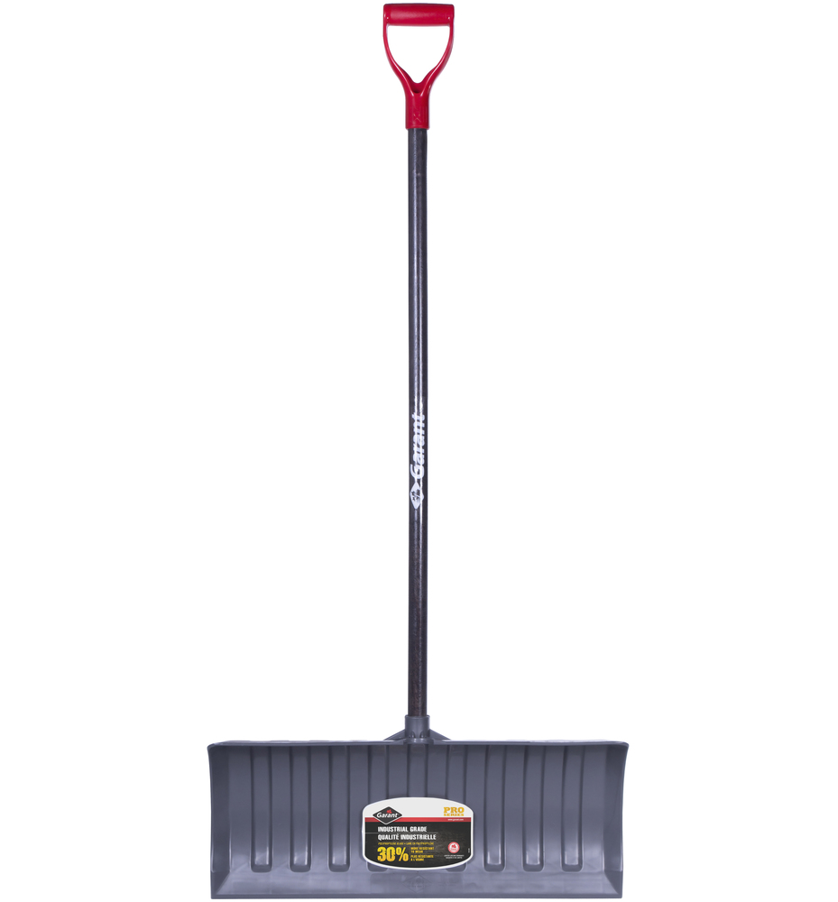 Snow pusher, 26&#34; polypro blade, kd, wood handle, dh, Garant Pro Series
