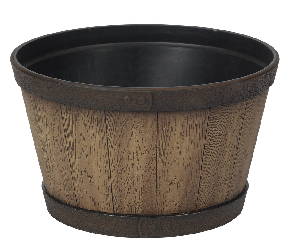 Pot Tennessee, HDR 15.5&#34;, natural oak color