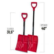 Garant GP110TSKDV - Car shovel, py 11", telescopic steel handle, dh, display box of 10 units, Garant