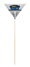 Garant CLR24 - Springback lawn rake, 24", steel tines, hardwwod hdle, Cougar