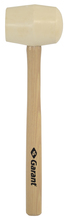 Garant D28W16 - Rubber mallet, 28 oz, 16" hickory hdle, white