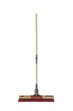 Garant GPPBSMS24 - Push broom with scraper Multi-surface, 24in, wood handle, lh, Garant Pro