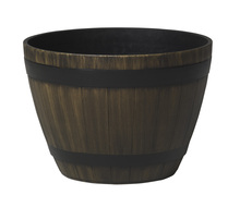 Garant HDR-012252 - Pot Wine Barrel, HDR 20.5", kentucky walnut color