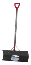 Garant NSP24D - Snow pusher, 24" steel blade, wood handle, D-grip