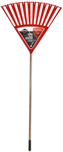 Garant PPCR24 - Clog Free leaf rake, 24" py head, wood hdle