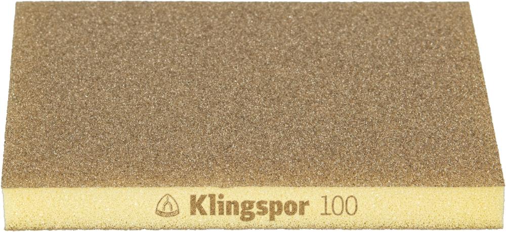SW 501 TR Eponges abrasives, oxyde d&#39;alumine Grain 100 96 x 123 x 12,5 mm