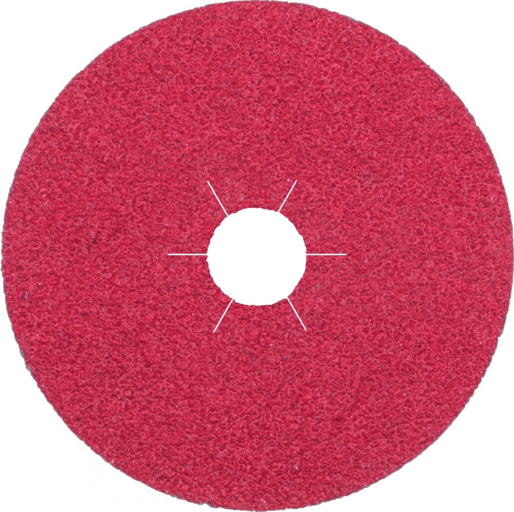 FS 964 Disques Fibre céramique, 180 x 22 mm Grain 80 alésage étoilé