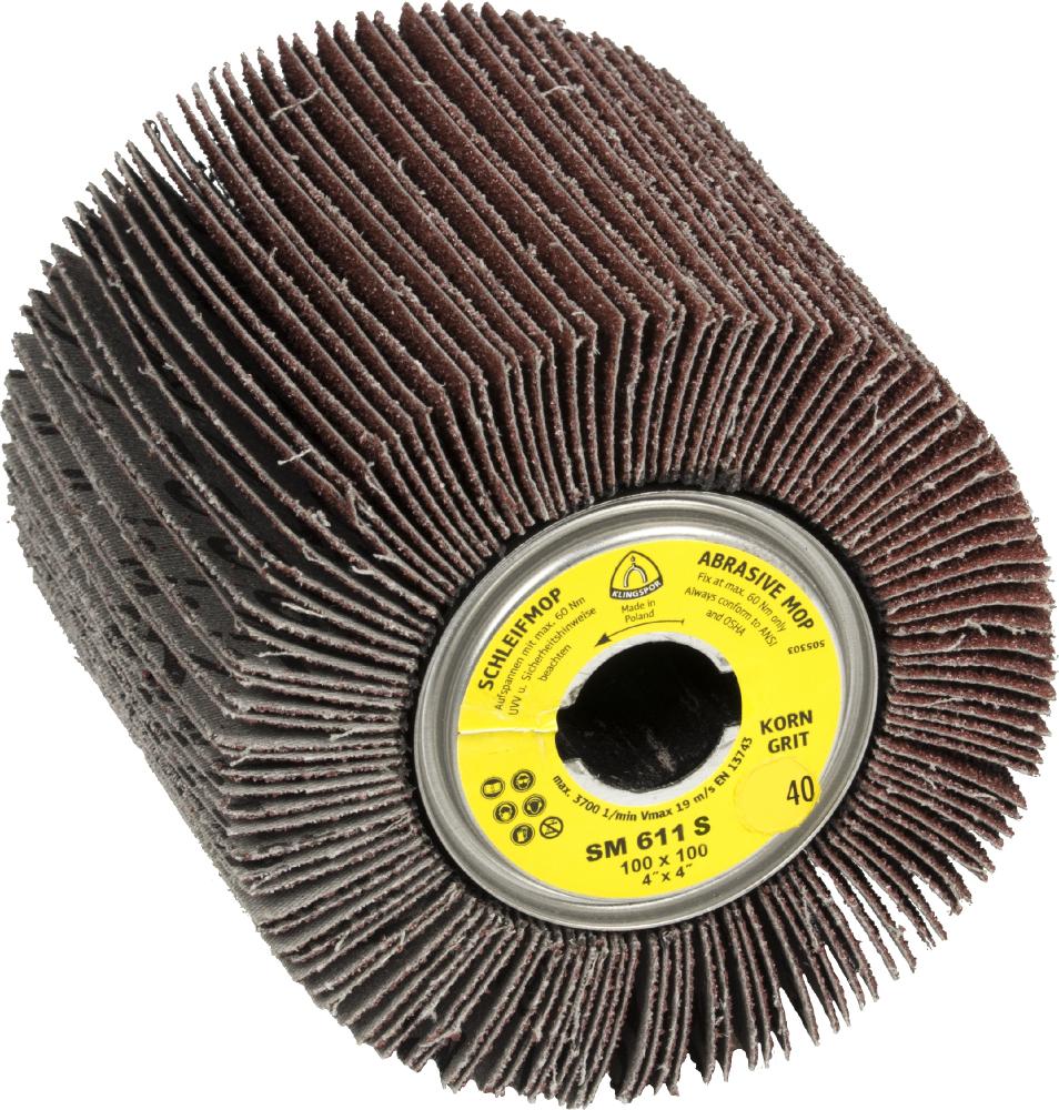 SM 611 S Roues à lamelles LS 309 X, 100 x 100 x 19 mm Grain 60