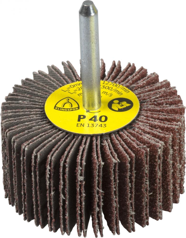 KM 613 Roues à lamelles sur tige, 20 x 20 x 6,34 mm Grain 40
