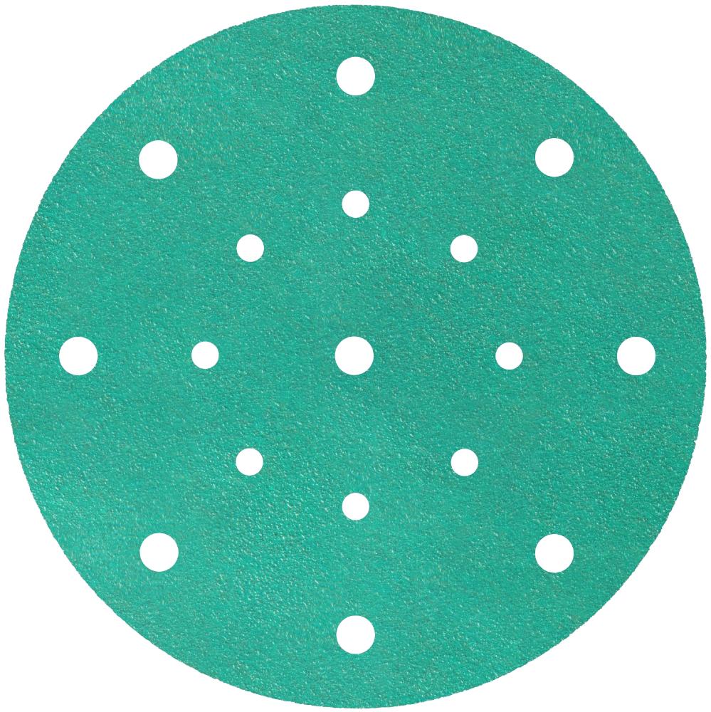 FP 77 K Disques auto-agrippant revêtue, 150 mm Grain 500 perforation façon GLS51