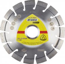 Klingspor Inc 325046 - DT 600 U Disques à tronç. Diamanté, 140 x 2,4 x 22,23 mm 17 segments 20 x 2,4 x 9 mm, denture courte