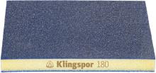Klingspor Inc 351574 - SW 501 TR Eponges abrasives, oxyde d'alumine Grain 180 96 x 123 x 12,5 mm