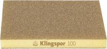 Klingspor Inc 351573 - SW 501 TR Eponges abrasives, oxyde d'alumine Grain 100 96 x 123 x 12,5 mm