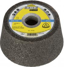 Klingspor Inc 13728 - A 30 R Meules boisseau, 110 x 55 x 22,23 mm centre déporté