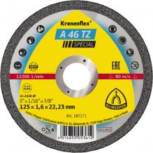 Klingspor Inc 187171 - A 46 TZ Disques à tronçonner, 125 x 1,6 x 22,23 mm plat